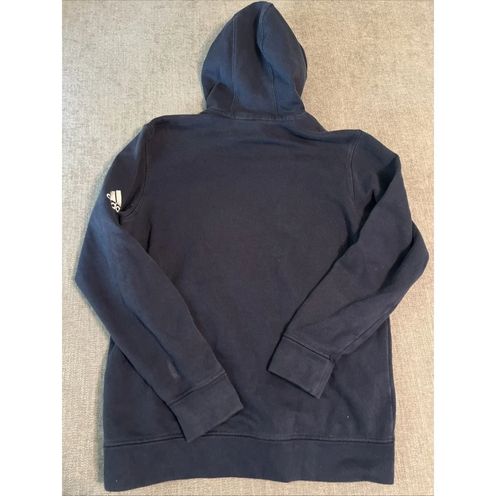 Adidas Hoodie Men's M Columbia Academy Navy‎ Blue Gym Training